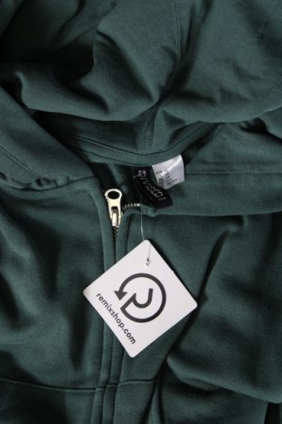 Дамски суичър H&M Divided, Размер XS, Цвят Зелен, Цена 17,39 лв.
