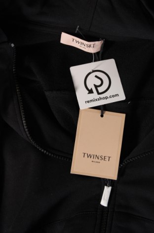 Γυναικείο φούτερ TWINSET, Μέγεθος M, Χρώμα Μαύρο, Τιμή 83,20 €