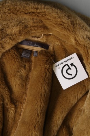 Palton din piele pentru damă Zara, Mărime M, Culoare Bej, Preț 195,79 Lei
