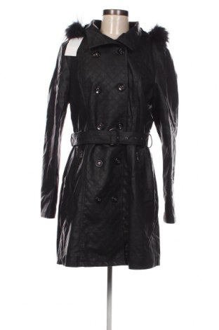 Damen Lederjacke, Größe M, Farbe Schwarz, Preis 21,99 €