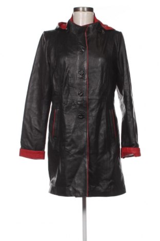 Дамско кожено яке, Размер XL, Цвят Черен, Цена 90,95 лв.