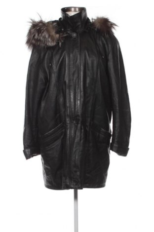 Γυναικείο δερμάτινο μπουφάν, Μέγεθος L, Χρώμα Μαύρο, Τιμή 60,23 €