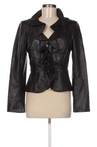 Damen Lederjacke, Größe M, Farbe Schwarz, Preis 61,80 €