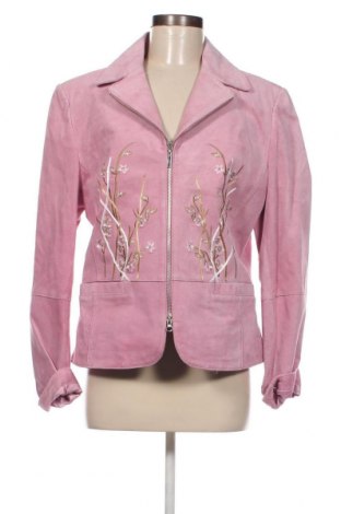 Dámska kožená bunda , Veľkosť XL, Farba Ružová, Cena  18,81 €