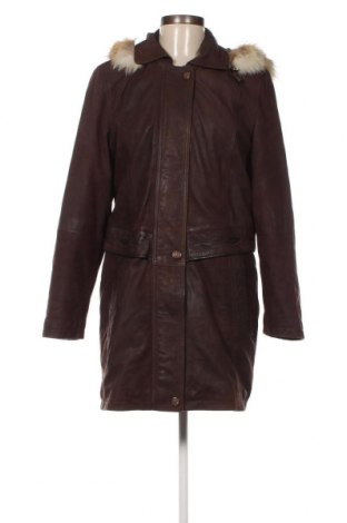 Dámska kožená bunda , Veľkosť XS, Farba Hnedá, Cena  32,76 €
