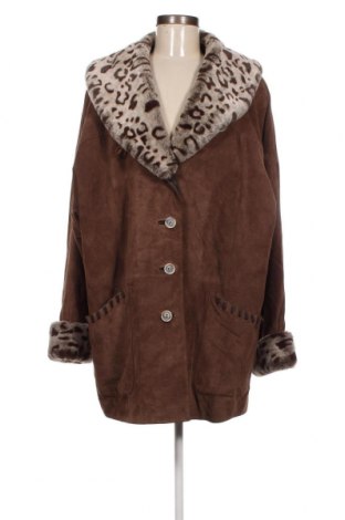 Dámska kožená bunda , Veľkosť L, Farba Hnedá, Cena  15,17 €