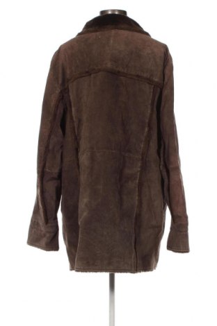 Дамско кожено яке, Размер XXL, Цвят Кафяв, Цена 75,97 лв.