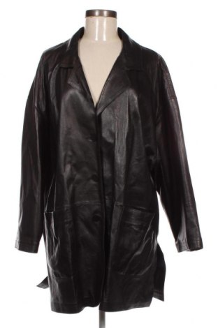 Дамско кожено яке, Размер XL, Цвят Черен, Цена 77,04 лв.