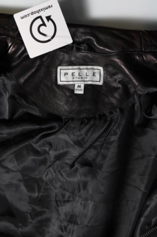 Γυναικείο δερμάτινο μπουφάν, Μέγεθος M, Χρώμα Μαύρο, Τιμή 56,26 €
