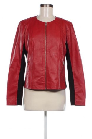 Damen Lederjacke, Größe M, Farbe Rot, Preis € 33,51