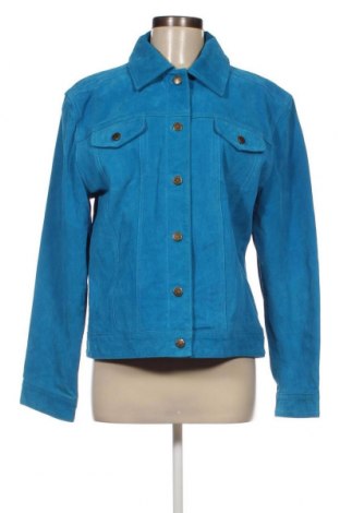 Damen Lederjacke, Größe XL, Farbe Blau, Preis 63,29 €