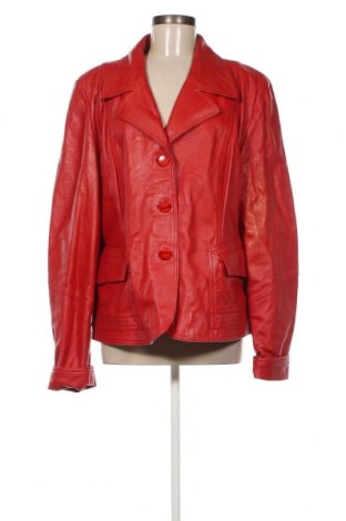 Dámska kožená bunda , Veľkosť L, Farba Červená, Cena  49,14 €