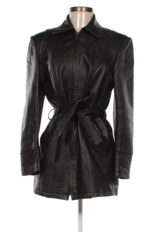 Γυναικείο δερμάτινο μπουφάν, Μέγεθος S, Χρώμα Μαύρο, Τιμή 37,77 €