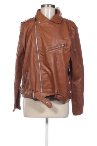 Dámska kožená bunda , Veľkosť 3XL, Farba Hnedá, Cena  27,78 €
