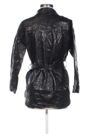 Γυναικείο δερμάτινο μπουφάν, Μέγεθος M, Χρώμα Μαύρο, Τιμή 17,28 €