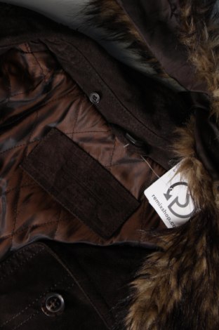 Дамско кожено яке, Размер XL, Цвят Кафяв, Цена 70,97 лв.