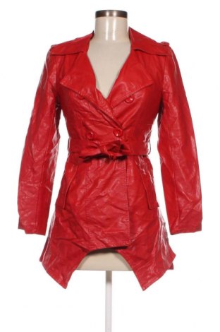 Damen Lederjacke, Größe S, Farbe Rot, Preis 25,92 €