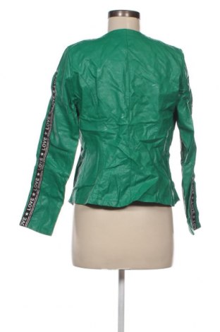Damen Lederjacke, Größe S, Farbe Grün, Preis 28,30 €