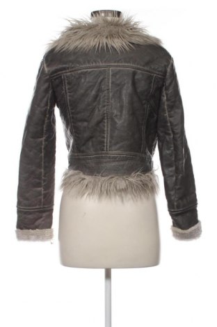 Damen Lederjacke, Größe M, Farbe Grau, Preis 34,10 €