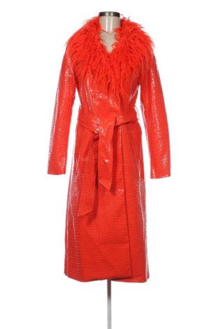 Damen Lederjacke ASYOU, Größe M, Farbe Orange, Preis 9,60 €