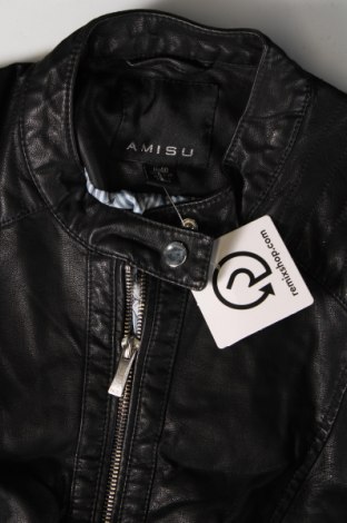 Dámská kožená bunda  Amisu, Velikost M, Barva Černá, Cena  508,00 Kč
