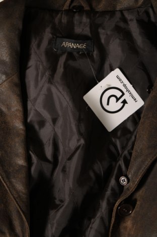 Dámska kožená bunda  Apanage, Veľkosť S, Farba Hnedá, Cena  46,85 €
