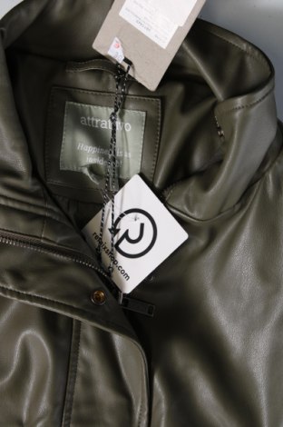 Dámska kožená bunda  Attrattivo, Veľkosť S, Farba Zelená, Cena  29,39 €