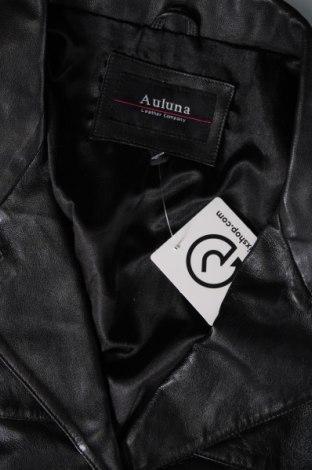 Γυναικείο δερμάτινο μπουφάν Auluna, Μέγεθος XL, Χρώμα Μαύρο, Τιμή 21,59 €