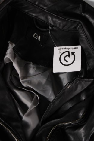 Dámská kožená bunda  C&A, Velikost M, Barva Černá, Cena  625,00 Kč