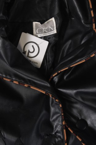 Γυναικείο δερμάτινο μπουφάν CKN Of Scandinavia, Μέγεθος M, Χρώμα Μαύρο, Τιμή 49,00 €