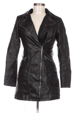 Дамско кожено яке D.D. Style, Размер M, Цвят Черен, Цена 23,00 лв.