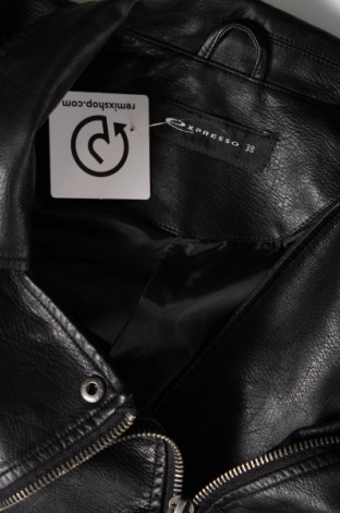 Γυναικείο δερμάτινο μπουφάν Expresso, Μέγεθος M, Χρώμα Μαύρο, Τιμή 33,40 €