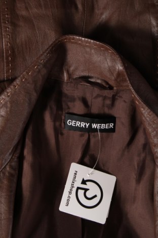 Dámská kožená bunda  Gerry Weber, Velikost M, Barva Hnědá, Cena  488,00 Kč
