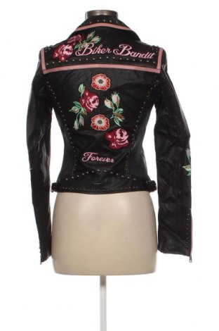 Γυναικείο δερμάτινο μπουφάν Guess, Μέγεθος S, Χρώμα Μαύρο, Τιμή 87,71 €