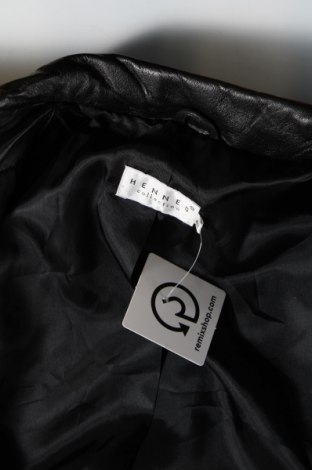 Dámská kožená bunda  Hennes, Velikost L, Barva Černá, Cena  1 382,00 Kč