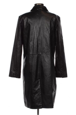 Γυναικείο δερμάτινο μπουφάν Hennes, Μέγεθος L, Χρώμα Μαύρο, Τιμή 53,61 €