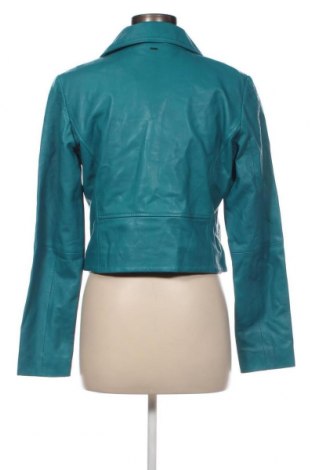 Γυναικείο δερμάτινο μπουφάν IKKS, Μέγεθος L, Χρώμα Μπλέ, Τιμή 124,23 €