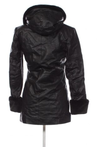 Γυναικείο δερμάτινο μπουφάν Isaco & Kawa, Μέγεθος M, Χρώμα Μαύρο, Τιμή 85,17 €