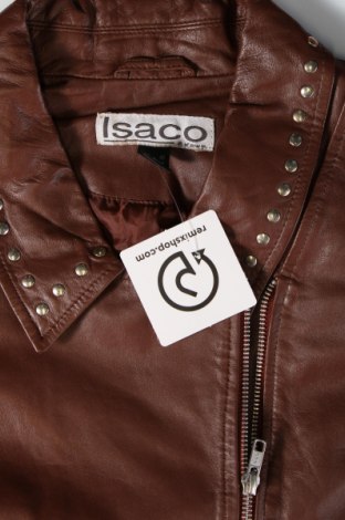 Dámská kožená bunda  Isaco & Kawa, Velikost M, Barva Hnědá, Cena  1 818,00 Kč