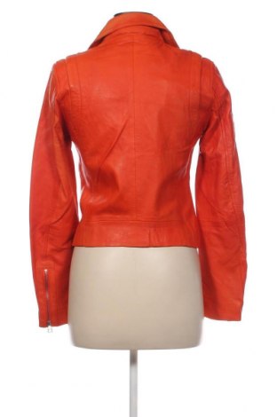 Damen Lederjacke Isaco & Kawa, Größe S, Farbe Orange, Preis 85,98 €