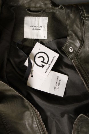 Dámska kožená bunda  Jacqueline De Yong, Veľkosť S, Farba Zelená, Cena  16,29 €