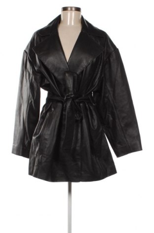 Γυναικείο δερμάτινο μπουφάν Karen Millen, Μέγεθος L, Χρώμα Μαύρο, Τιμή 140,12 €