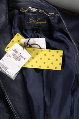 Dámská kožená bunda  Luisa Spagnoli, Velikost M, Barva Modrá, Cena  13 611,00 Kč