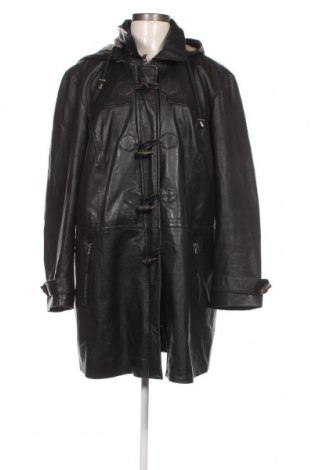 Γυναικείο δερμάτινο μπουφάν Mona, Μέγεθος XL, Χρώμα Μαύρο, Τιμή 51,10 €