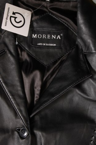 Дамско кожено яке Morena, Размер XL, Цвят Черен, Цена 66,34 лв.