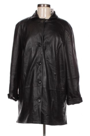 Γυναικείο δερμάτινο μπουφάν Morena, Μέγεθος XL, Χρώμα Μαύρο, Τιμή 16,55 €