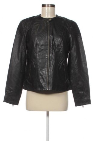 Dámska kožená bunda  Naf Naf, Veľkosť XL, Farba Čierna, Cena  75,71 €
