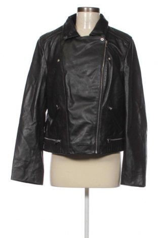 Dámska kožená bunda  Naf Naf, Veľkosť XL, Farba Čierna, Cena  115,14 €