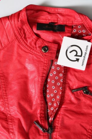 Γυναικείο δερμάτινο μπουφάν New Age, Μέγεθος S, Χρώμα Κόκκινο, Τιμή 25,16 €