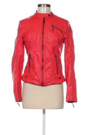 Damen Lederjacke New Age, Größe S, Farbe Rot, Preis 28,30 €